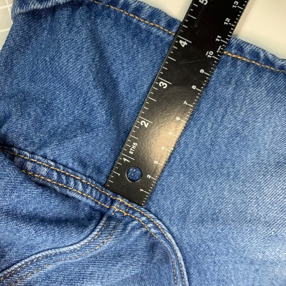 Old Navy Classic Jean Shorts Plus Sz 24 Blue Mid Rise Denim Stretch Shortie - Picture 12 of 12